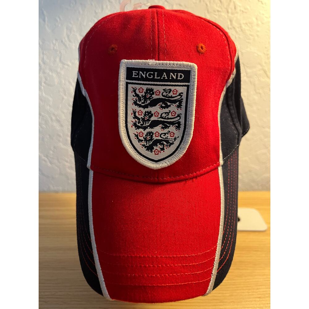 England National Football Team 6 panel tricolor baseball cap Vintage Admiral